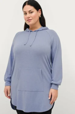 Ellos Plus collection Genser-tunika med hette