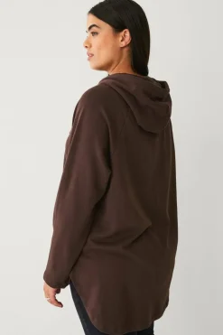 Ellos Plus collection Genser med hette og glidelås