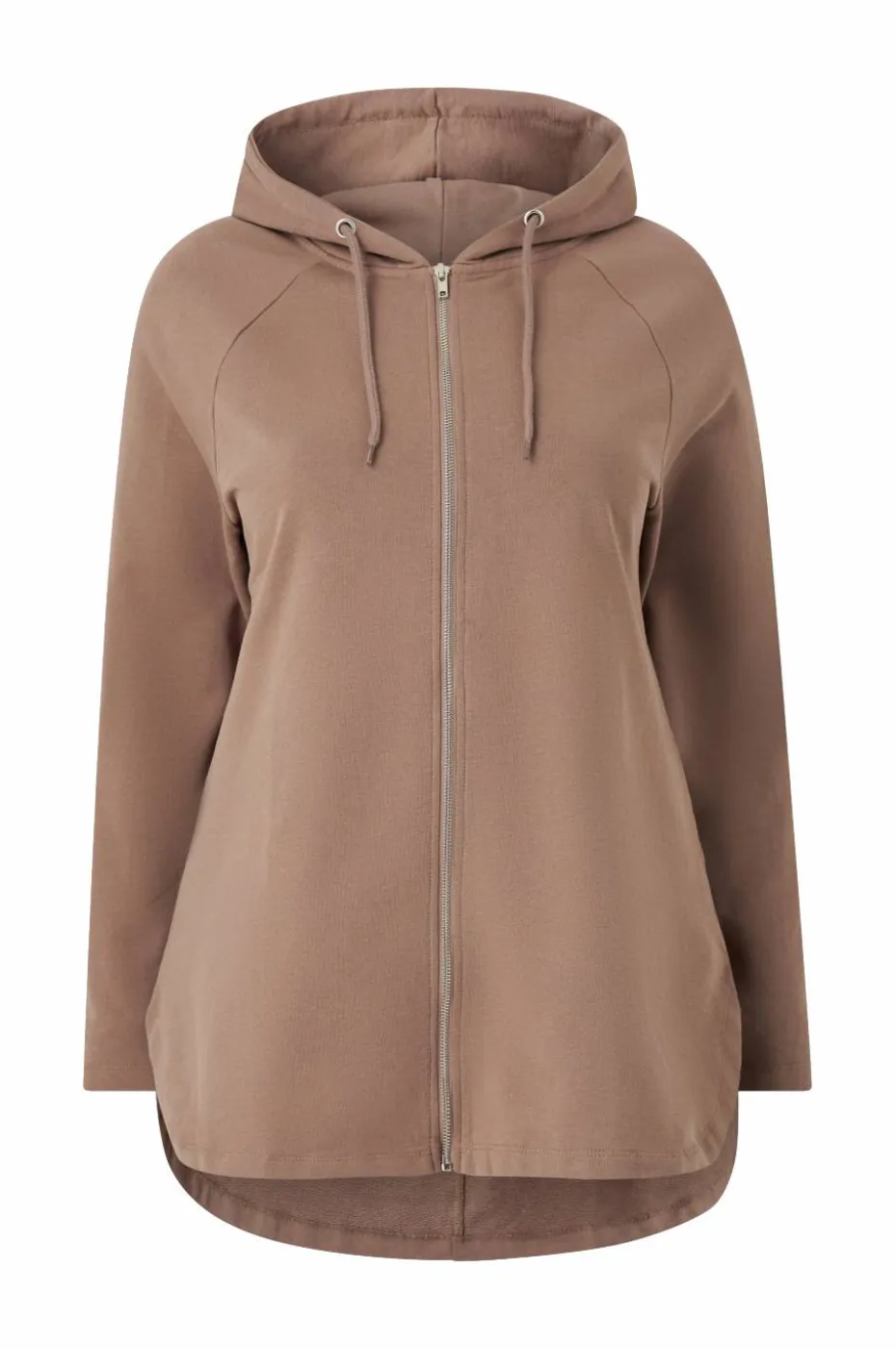 Ellos Plus collection Genser med hette og glidelås