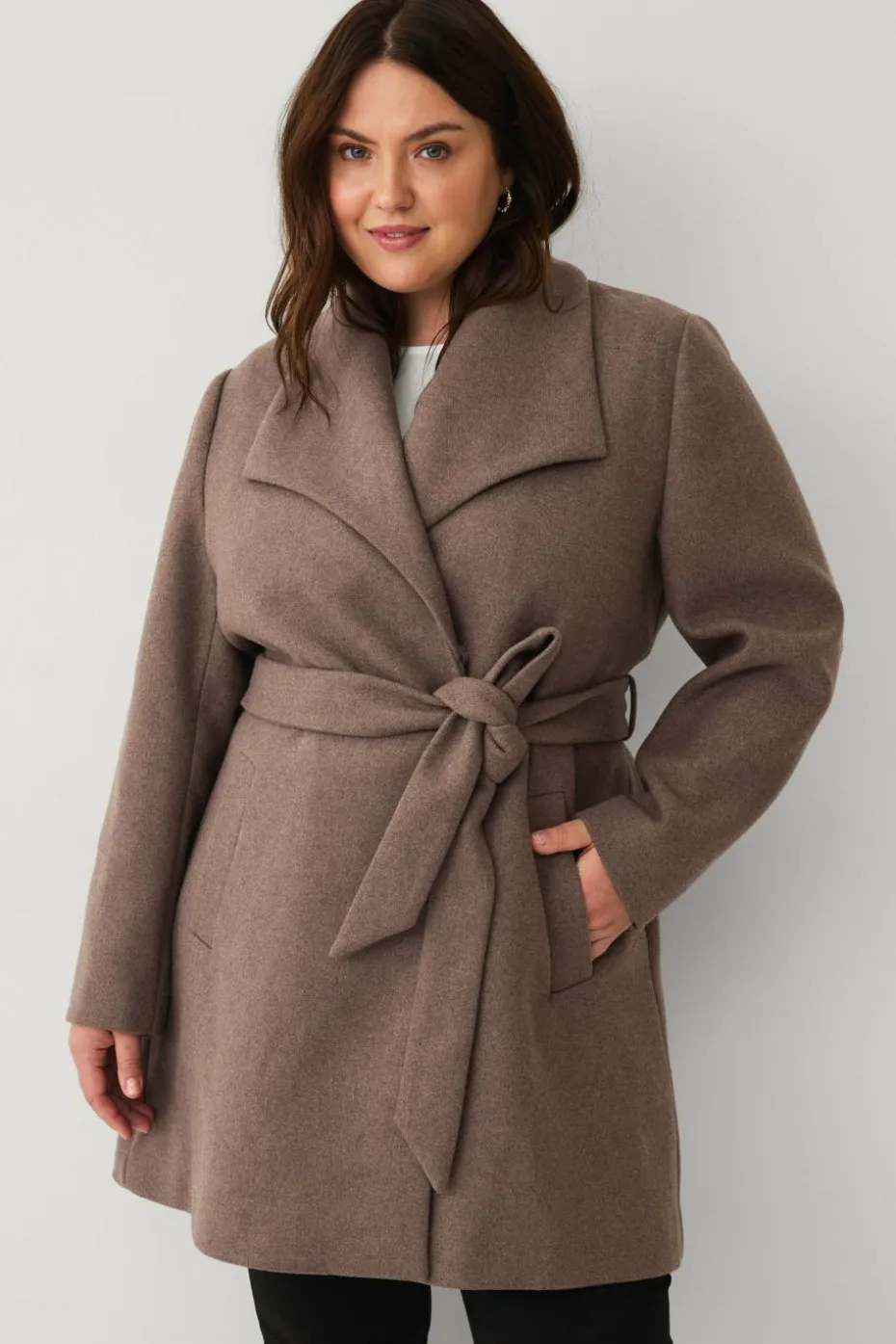 Ellos Plus collection Kappe med bindebelte