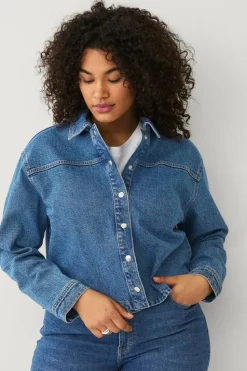 Ellos Plus collection Kart denim jakke