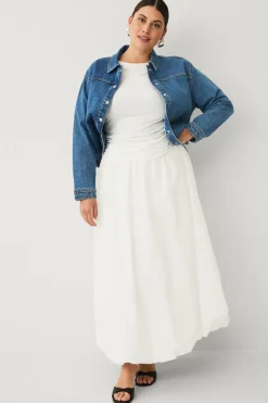 Ellos Plus collection Kart denim jakke