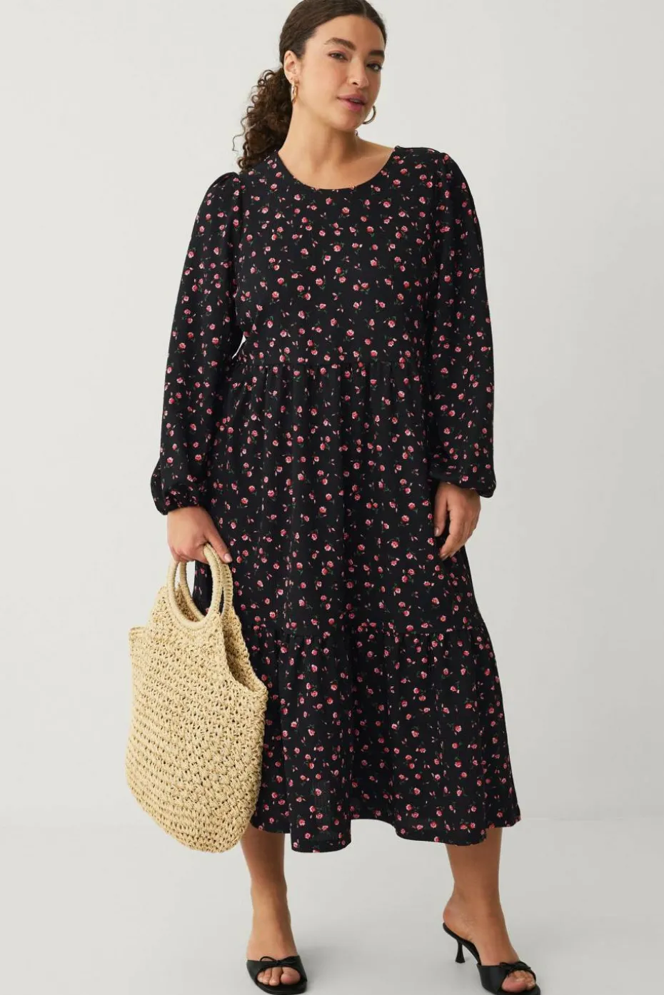 Ellos Plus collection Kjole med volanger