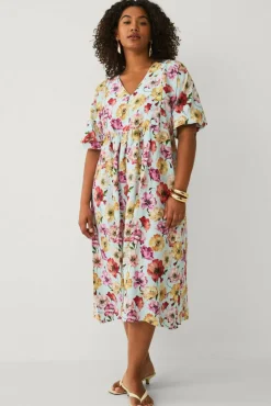 Ellos Plus collection Kjole med v-hals