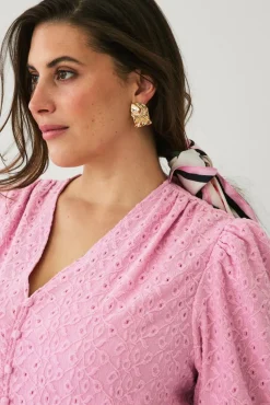 Ellos Plus collection Kjole med bobleermer