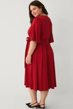 Ellos Plus collection Kjole med trompetermer