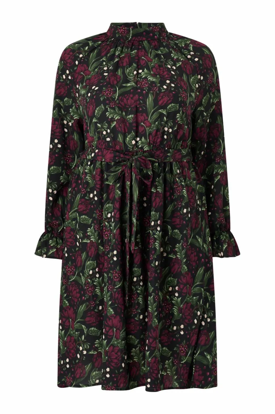 Ellos Plus collection Kjole i chiffon med volang