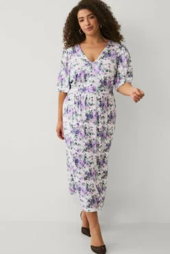 Ellos Plus collection Kjole med v-formet hals