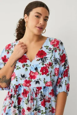 Ellos Plus collection Kjole med v-hals
