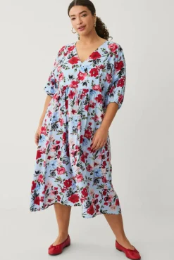 Ellos Plus collection Kjole med v-hals