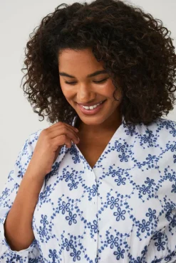 Ellos Plus collection Kjole med broderie anglaise