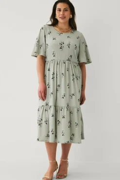 Ellos Plus collection Kjole med volanger