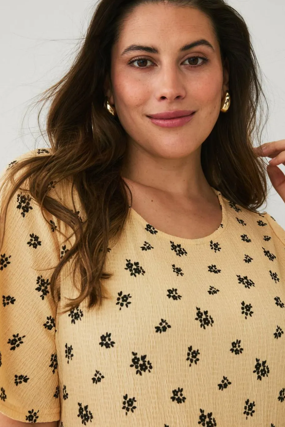 Ellos Plus collection Kjole med volanger