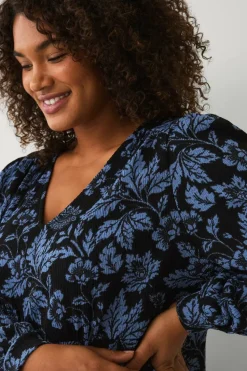 Ellos Plus collection Kjole med puffede ermer