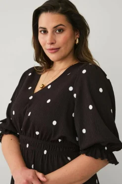 Ellos Plus collection Kjole med puffermer