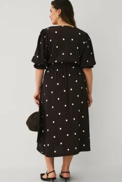 Ellos Plus collection Kjole med puffermer