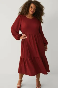 Ellos Plus collection Kjole med volanger