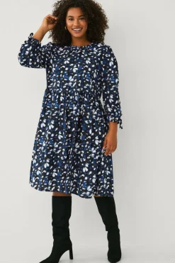 Ellos Plus collection Kjole med puffermer