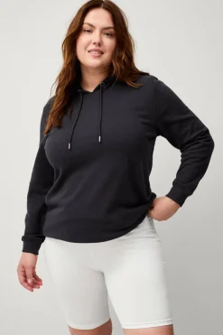 Ellos Plus collection Korte sykkelshortser med høy midje