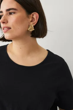 Ellos Plus collection Kortermet tunika med volang
