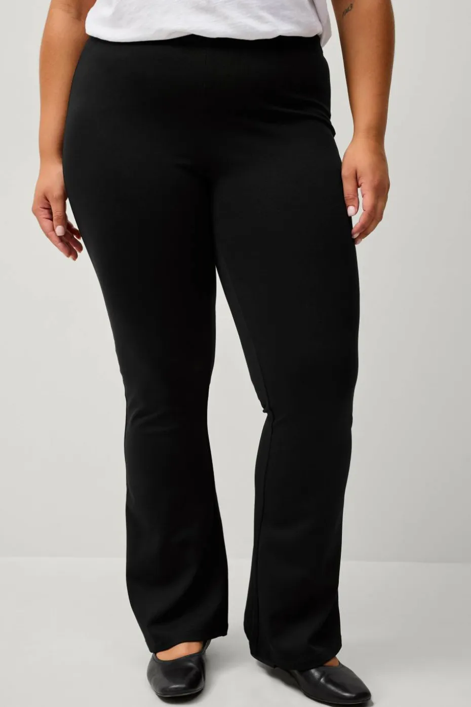 Ellos Plus collection Kraftige leggings med bootcut