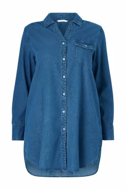Ellos Plus collection Lang denimskjorte