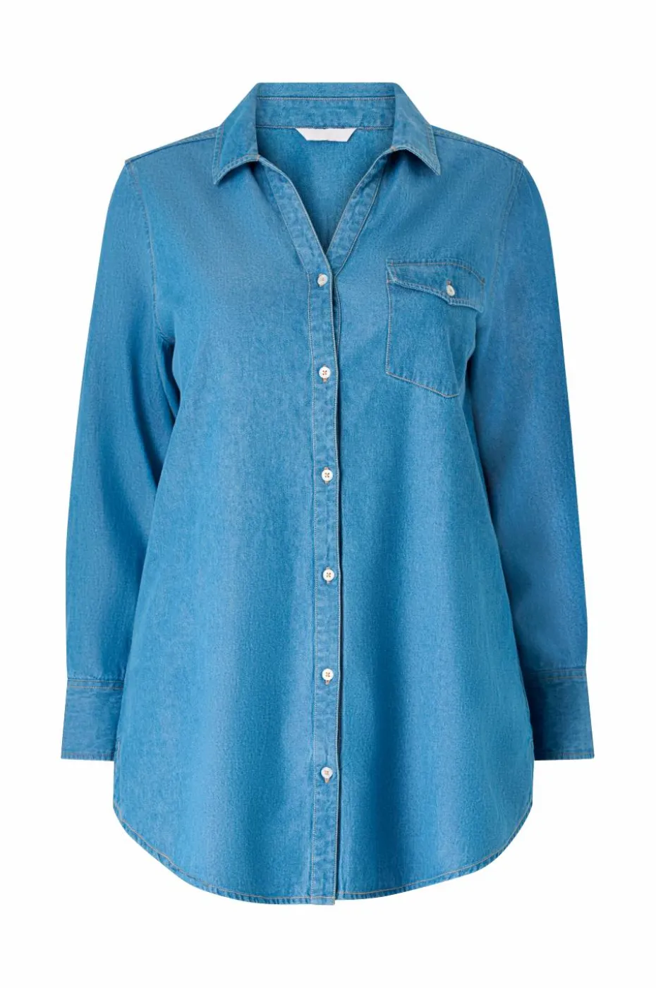 Ellos Plus collection Lang denimskjorte