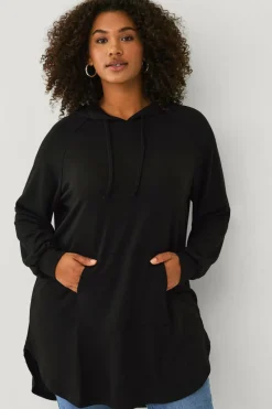 Ellos Plus collection Lang genser med hettegenser