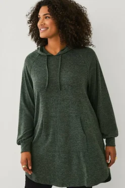 Ellos Plus collection Lang genser med hettegenser