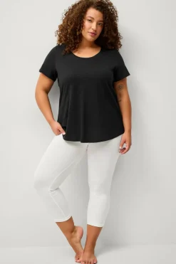 Ellos Plus collection Leggings med høy midje og 3/4 lengde