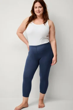 Ellos Plus collection Leggings med høy midje og 3/4 lengde