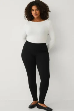 Ellos Plus collection Leggings med høy midje i punto
