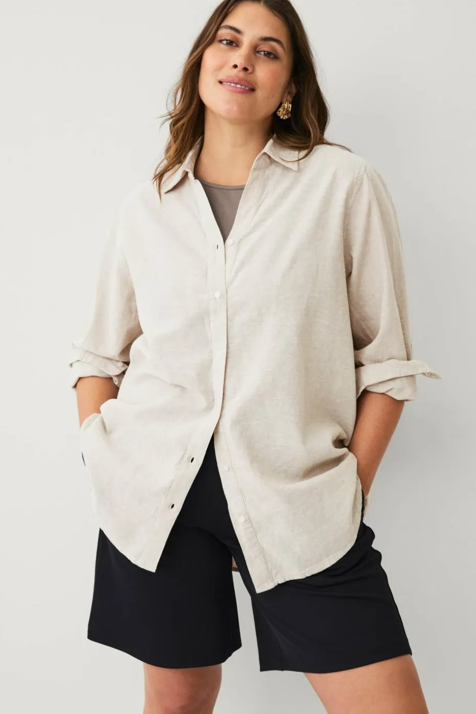 Ellos Plus collection Linskjorte