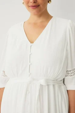 Ellos Plus collection Maxikjole med blondedetaljer