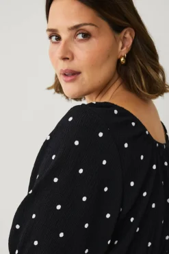 Ellos Plus collection Maxikjole med puffermer