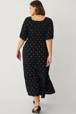 Ellos Plus collection Maxikjole med puffermer