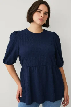 Ellos Plus collection Peplum topp