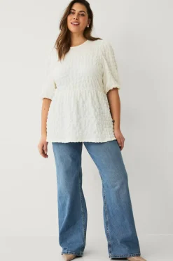 Ellos Plus collection Peplum topp