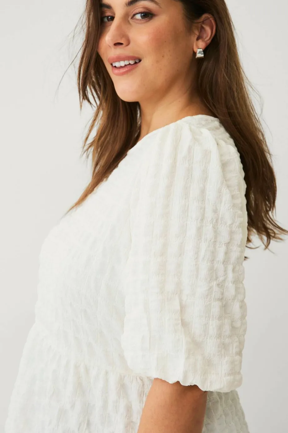 Ellos Plus collection Peplum topp