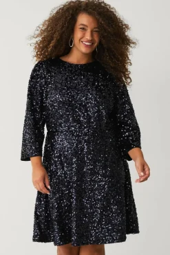 Ellos Plus collection Plajettkjole med rett erme