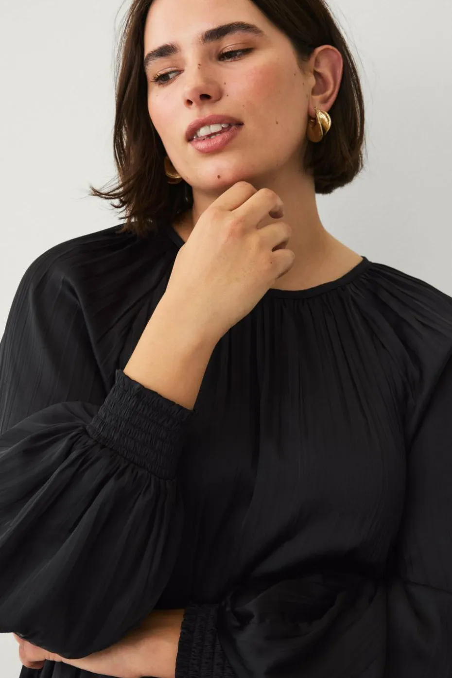 Ellos Plus collection Plissert bluse