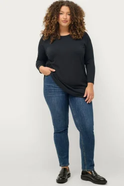 Ellos Plus collection Rette jeans med høy midje