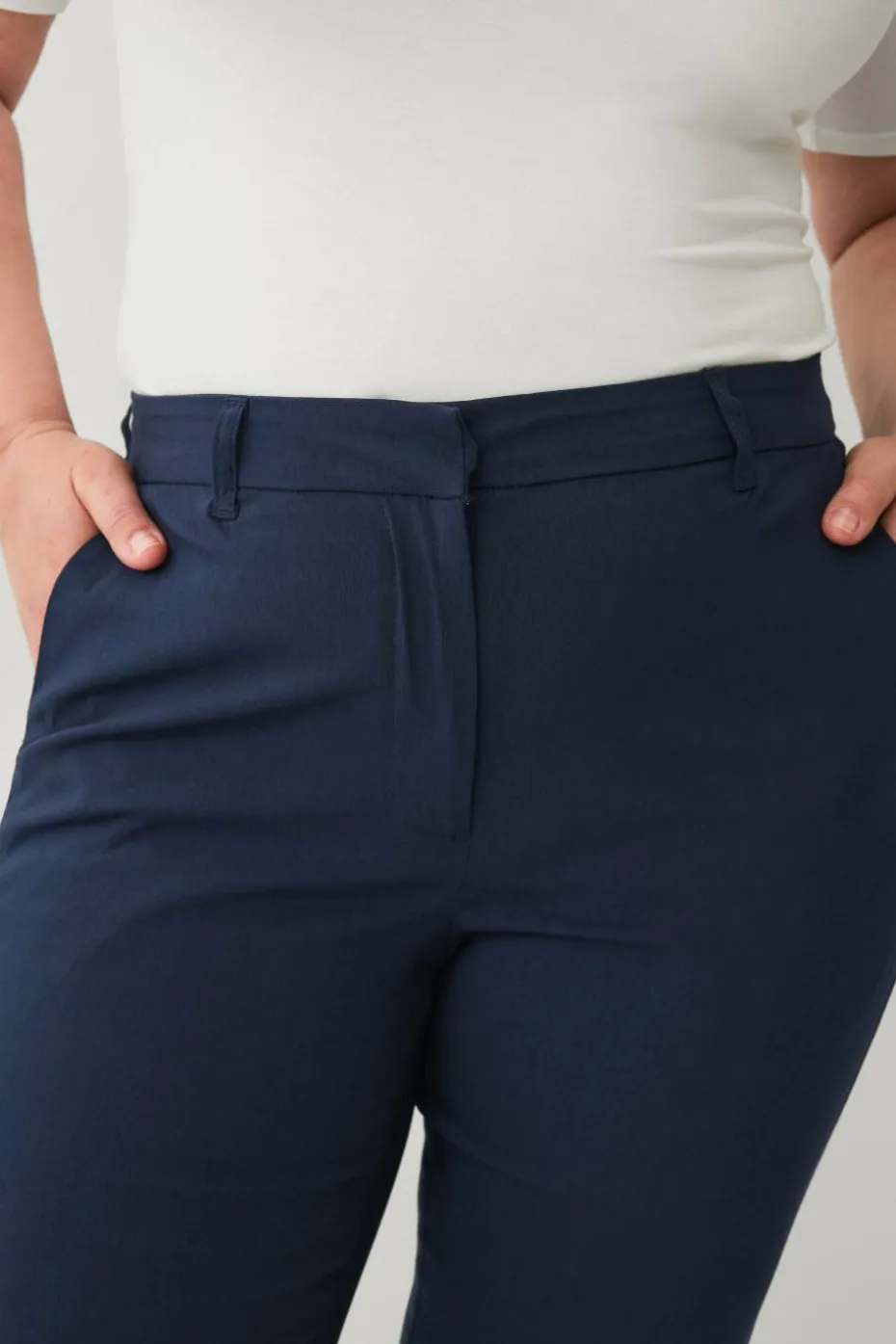 Ellos Plus collection Rett bukse med stretch