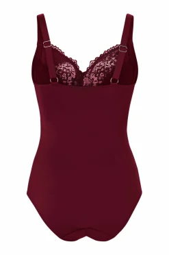 Ellos Plus collection Shapingbody med blondedetaljer - medium support