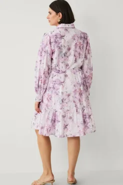 Ellos Plus collection Skjortekjole med volang
