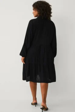 Ellos Plus collection Skjortekjole med volanger