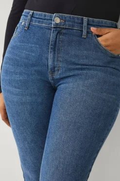 Ellos Plus collection slim jeans med høy midje