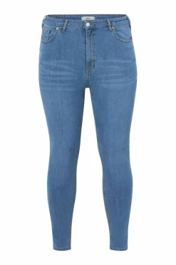 Ellos Plus collection Smale stretchjeans med høy midje