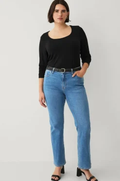 Ellos Plus collection Soft tunika i viskosestrikk