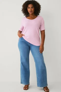 Ellos Plus collection Soft topp med v-hals